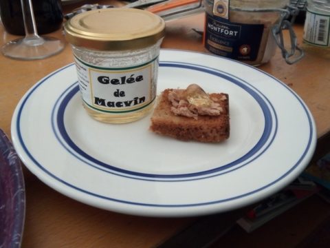 foie gras gelée vin Jura